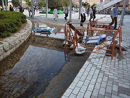 震災後の幕張