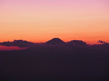 元旦の夕陽