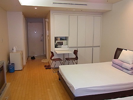 部屋が広い