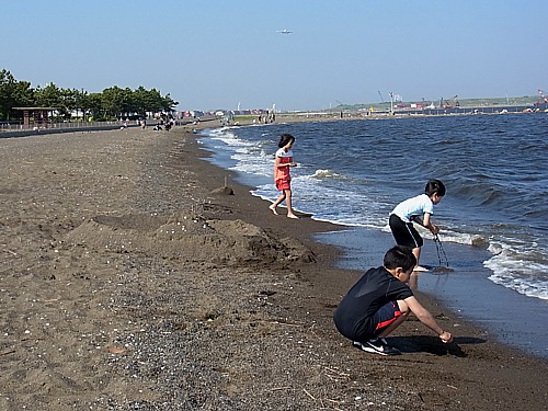 水遊び