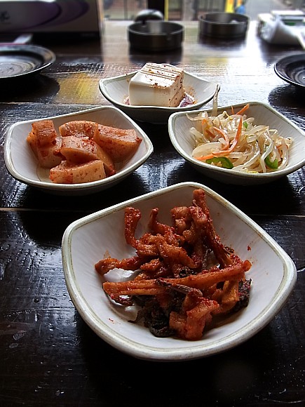 無料の付け合せ