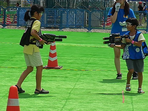 対戦中