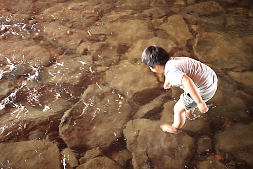 安全な水遊び