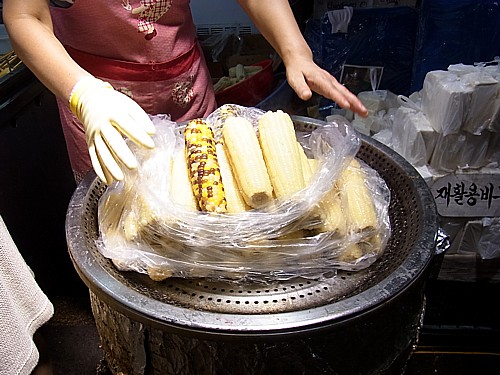 白いとうもろこし