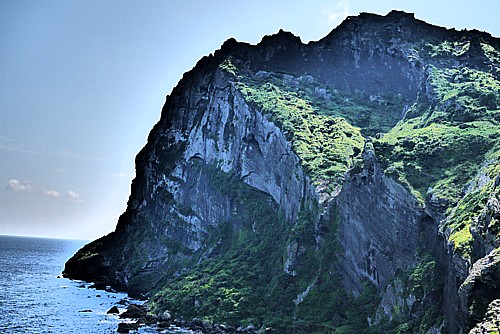 海底火山の跡