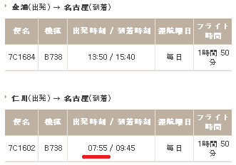 タイムテーブル改悪