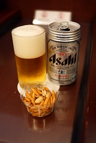 ビール無料