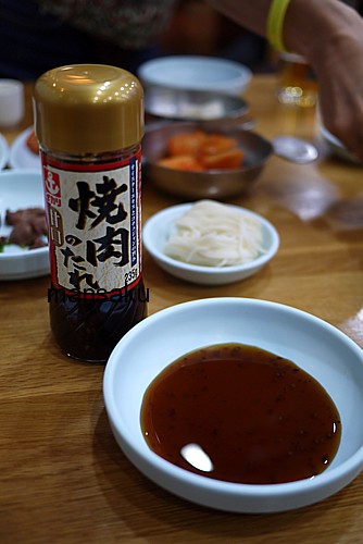 焼肉のタレ