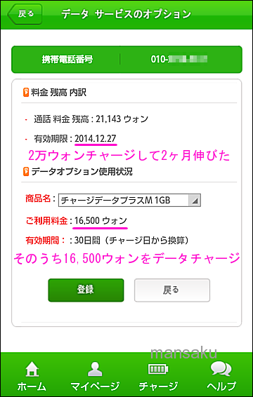 SIM情報