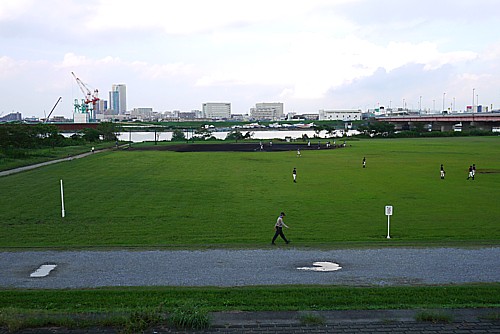 対岸は市川