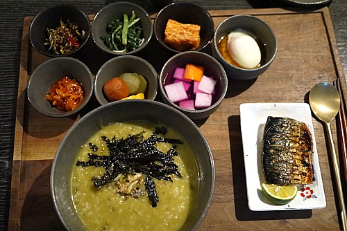 鮑粥定食
