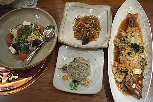 料理の大きさ