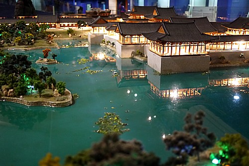月池の模型
