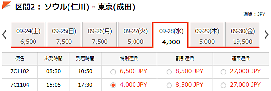 シルバーウィーク安い