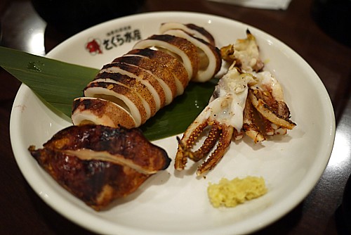 いか丸ごと焼き