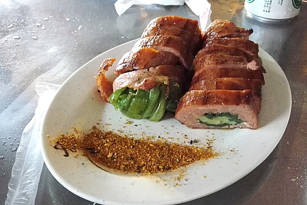 野沢菜肉巻き