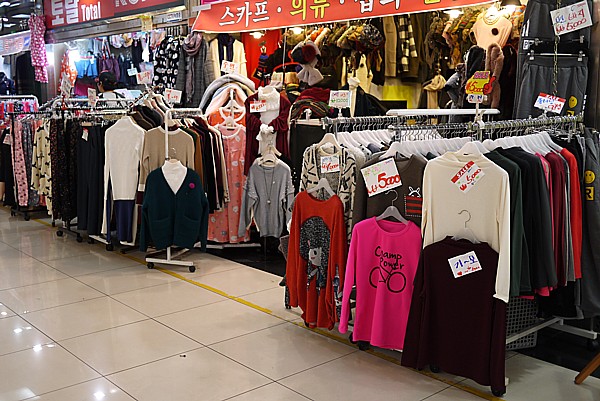 5000ウオンの店