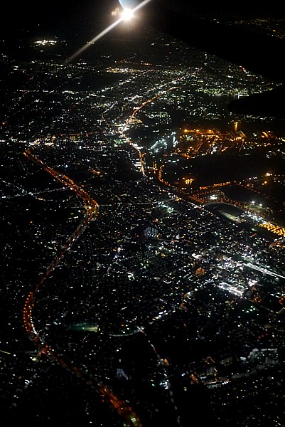 千葉市航空写真夜景