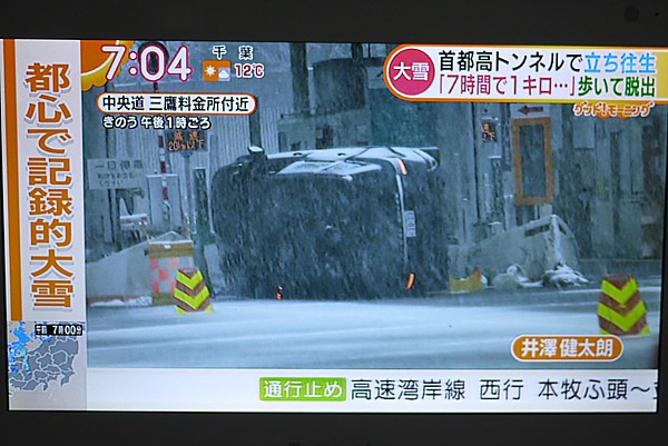 提言雪道ノーマルタイヤ