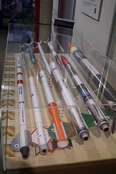 小形ロケット開発の展示がすごい