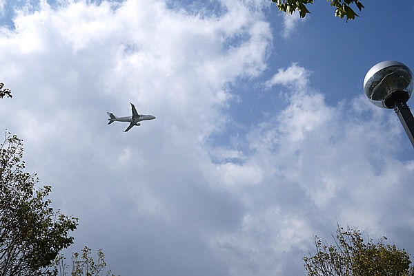 伊丹空港が丸見え