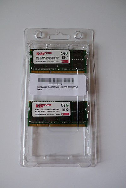 16GB メモリ増設