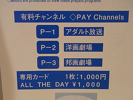 アダルトチャンネル