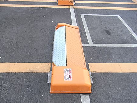 停電の駐車場