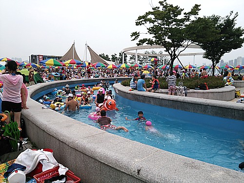 韓国水遊び
