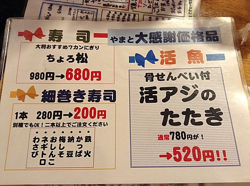つまみ高い