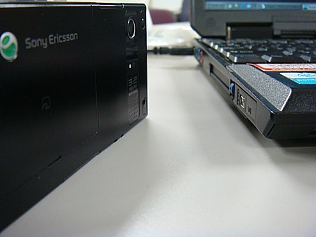 W41Sの赤外線受光部