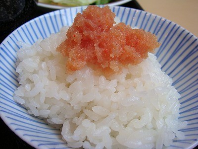 明太子飯御飯